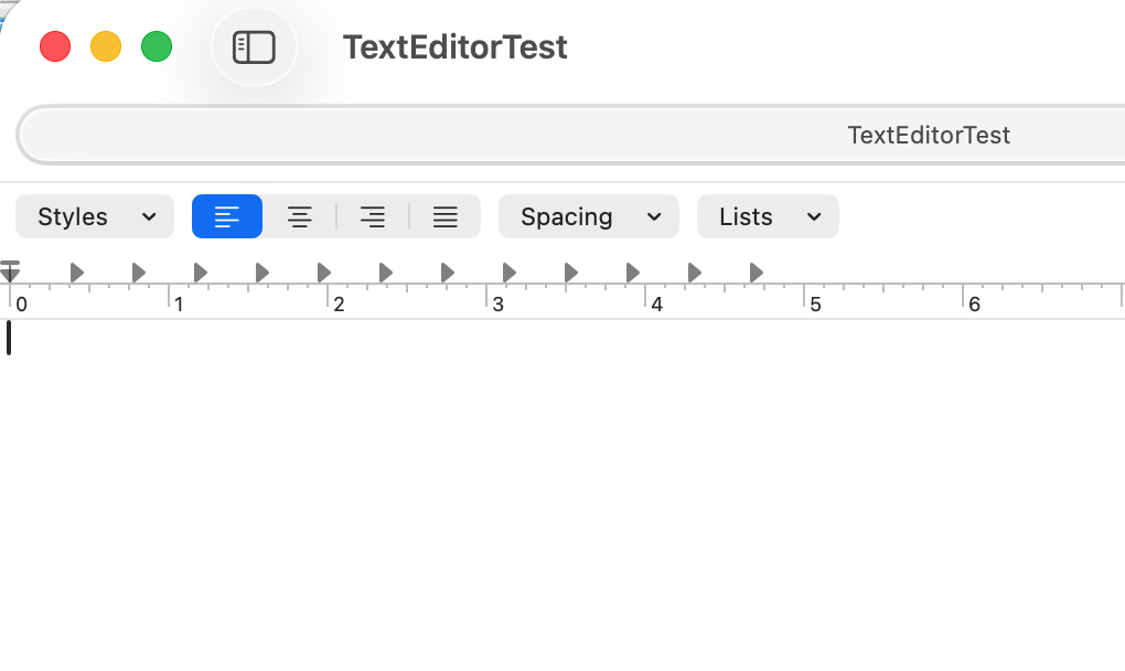 TextEditor formatting controls
